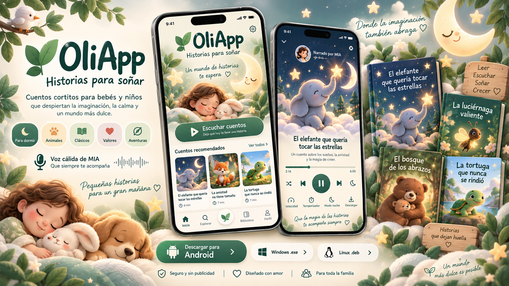 OliApp Historias para soñar
